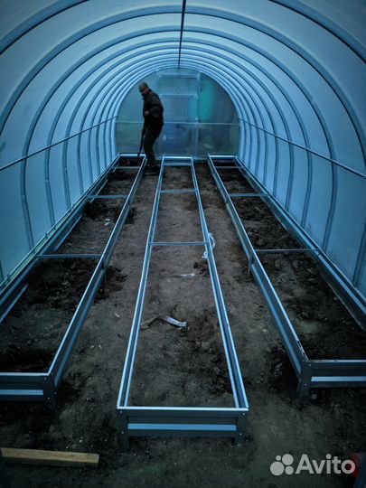 Теплица усиленная 8м поликарбонат,рассрочка,кредит