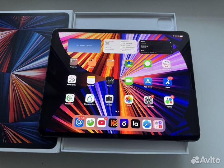 12.9 Apple iPad Pro 5 M1 128Gb Wi-Fi Sp.Gray 2021