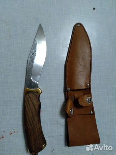 Нож с гравировкой зид