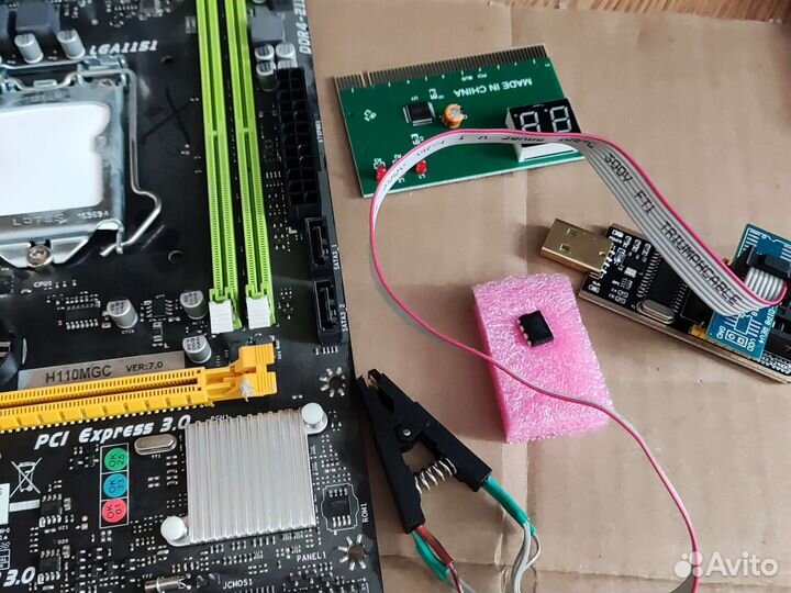 Биос восстановление, перепрошивка, замена. Ремонт