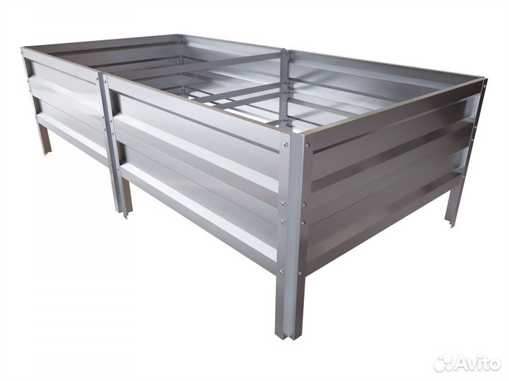 Грядка оцинкованная, высота 400 мм