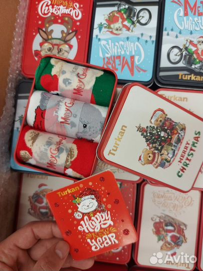 Новогодние носки