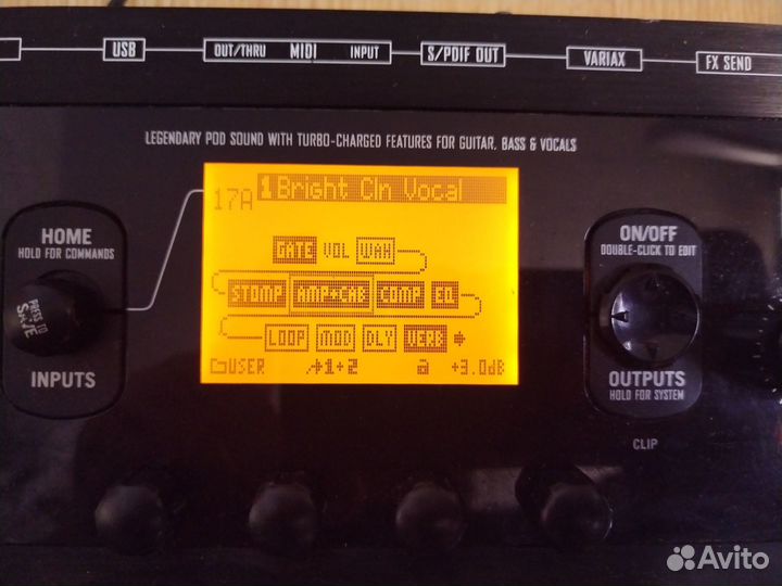 Гитарный процессор Line 6 POD X3 live