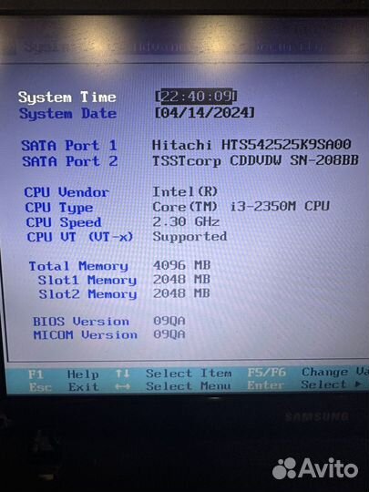 Samsung NP300E5A серый