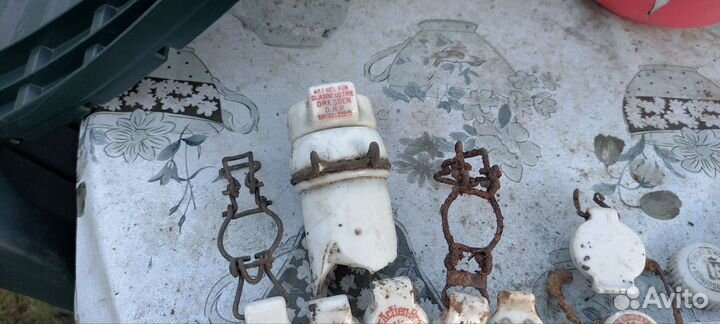 Старинные керамические пробки