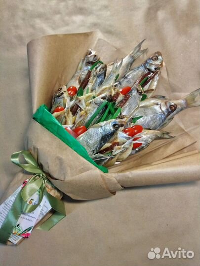 Мужской букет из рыбы