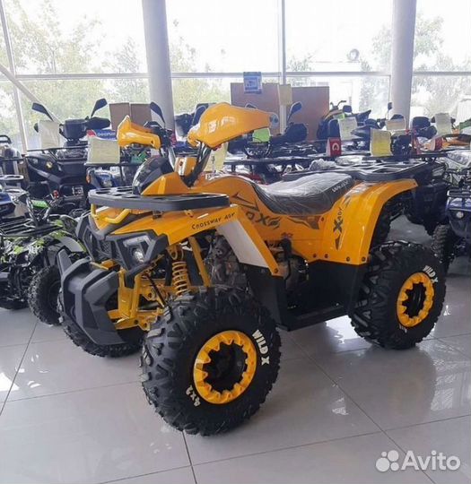 Квадроцикл Motoland wild 125 X желтый