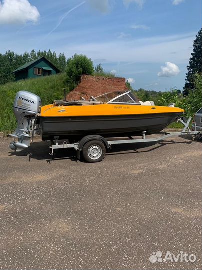 Энигма 460 с мотором Honda 90