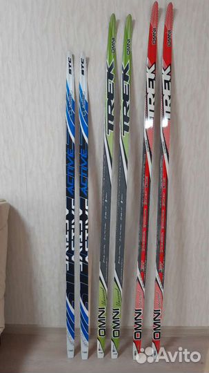 Лыжи, ботинки новые