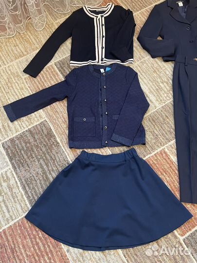 Школьная форма для девочки 122 128 синяя пакетом