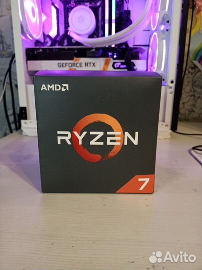Процессор Ryzen 7 2700 + кулер