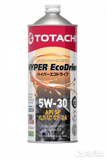 Масло моторное 5W30 totachi 1л hyper Ecodrive