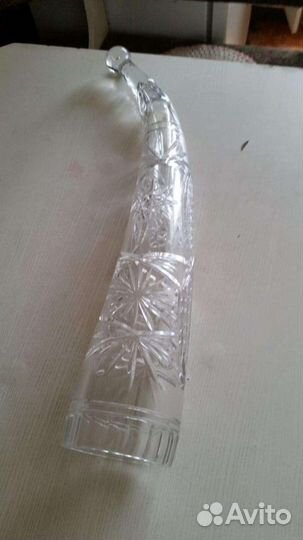 Хрустальный рог 50см