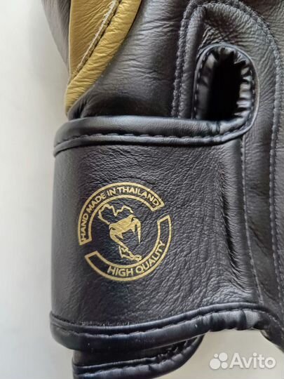 Боксерские перчатки 16 oz кожа