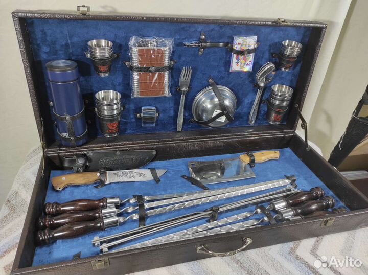 Набор шашлычный в кейсе для пикника