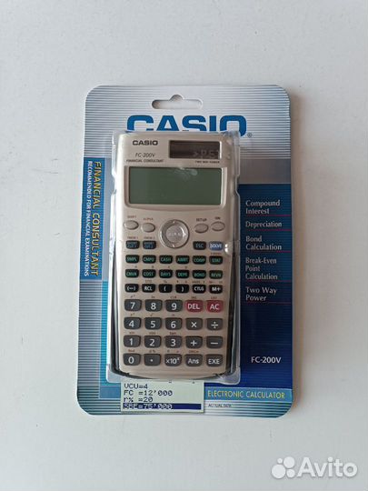 Новый Casio FC-200V