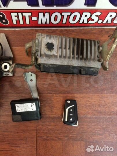 Замок эбу иммо ключ Toyota Corolla E180