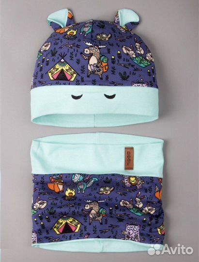 Набор новый (шапка и снуд) р.50-53