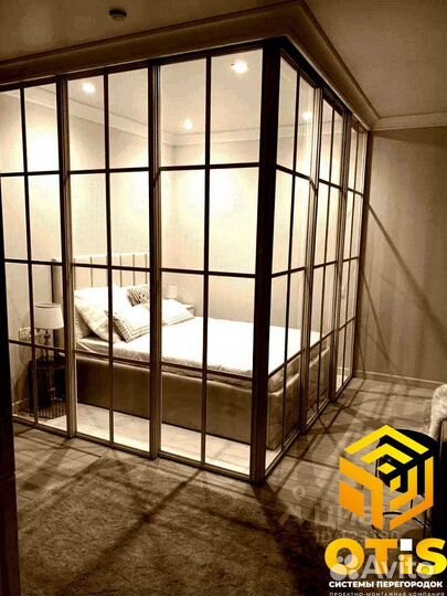 Перегородка из стекла