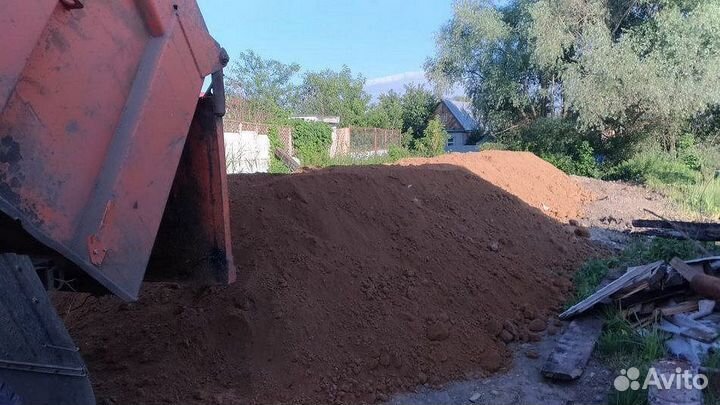 Суглинок для засыпки участка.В-06