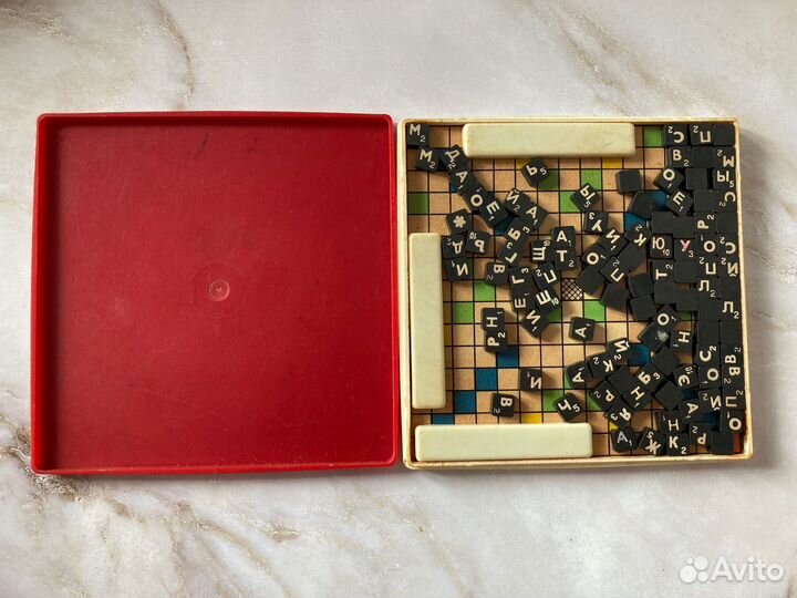 Дорожная магнитная игра СССР - Эрудит