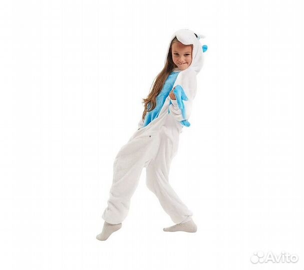 Кигуруми для детей Funfur Единорог Голубой XS