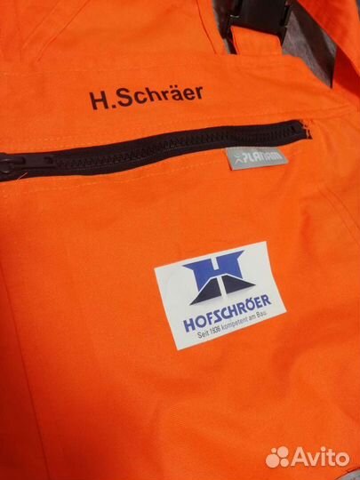 Рабочий сигнальный комбинезон Planam