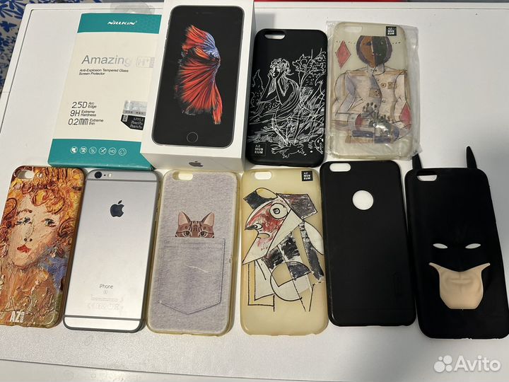 iPhone 6S Plus в коробке полный комплект