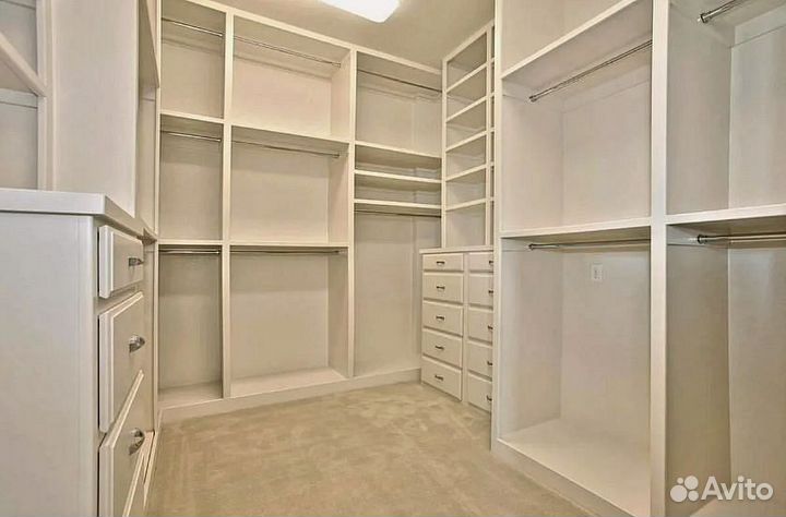 Гардеробные на заказ от производителя