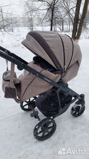 Коляска для новорожденных 2в1