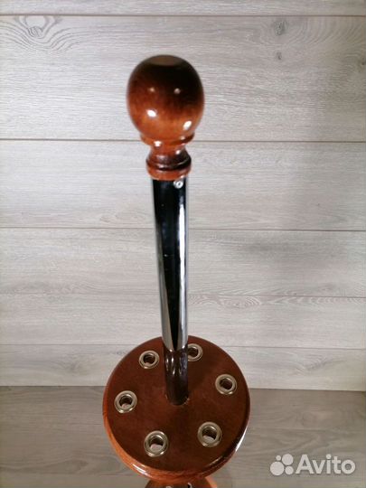 Деревянная подставка для 6 шампуров