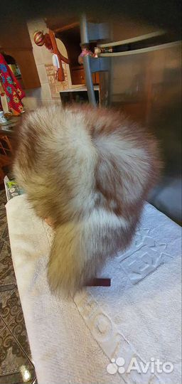 Шапка новая из песца