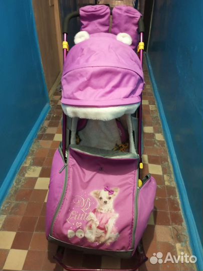 Коляска санки