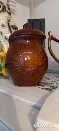 Чайник большой керамика СССР