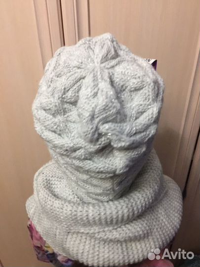 Комплект шапка и шарф