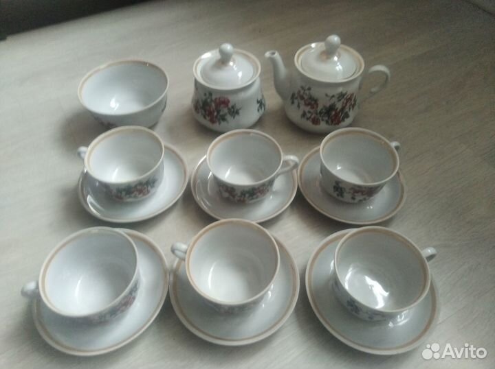 Чайный сервиз СССР на 6 персон