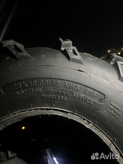 Шины для квадроцикла itp mud lite 28*10,12*12