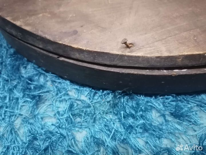 Старинная овальная рама под зеркало резьба