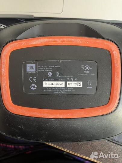 Колонка jbl onbeat док станция iPhone