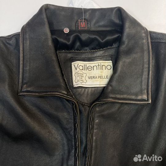 Мужская кожаная куртка Vallentino