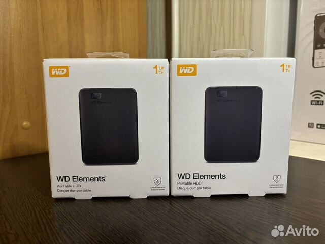 Внешний жесткий диск WD Elements Portable 1тб