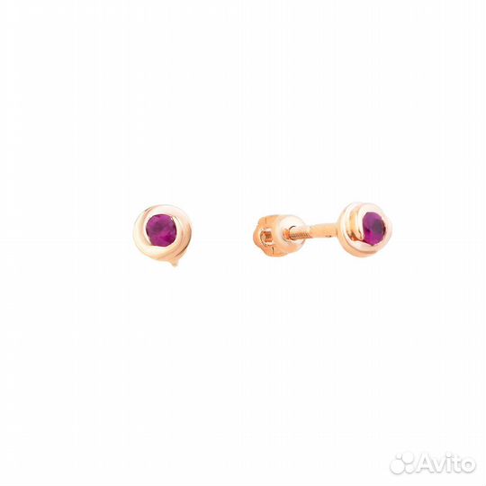 Серьги золотые