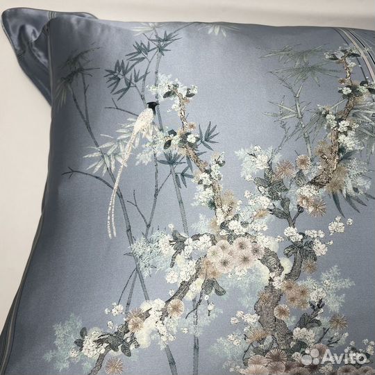 Комплект постельного белья из шёлка 22 мм, Евро