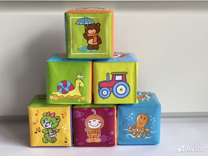 Игрушки развивающие кубики мячики
