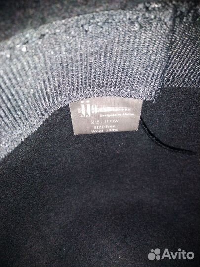 Шляпа 100 шерсть