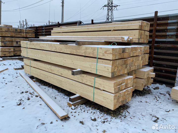 Доска ель обрезная