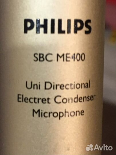 Студийный конденсаторный микрофон Philips