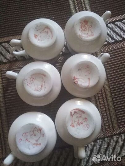 Набор кофейных чашек СССР