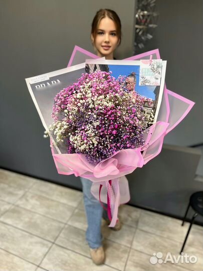 Букет из гипсофилы