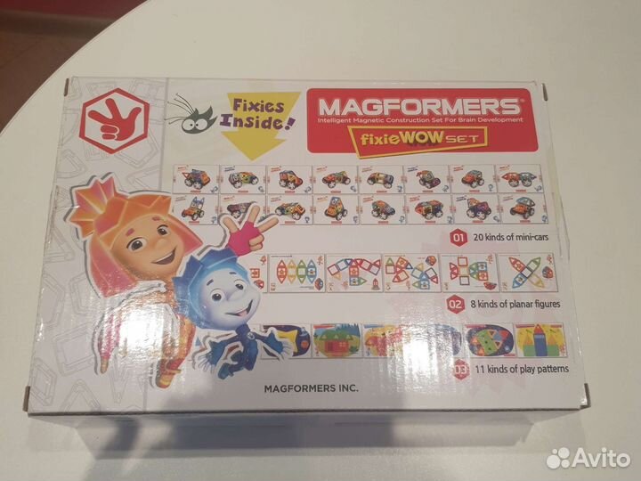 Конструктор магнитный Magformers Fixie Wow set бу